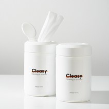 퓨어네이처 Cleasy 클리지 세정살균 청소용물티슈 180매입, 2통(1통/180매입)