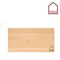 중 옹이 편백나무 도마 항균 이유식 플레이팅 나무 캠핑 원목 엔드그레인, 1개
