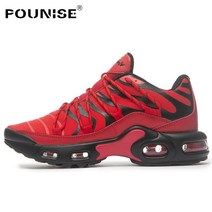 POUNISE 남자운동화 스니커즈 통기성 남성 운동화 있는 전문 러닝화