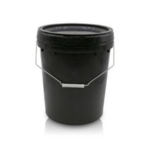 페일20L pp 검정 밀폐용기 바케스 벌크통 페일용기 2개