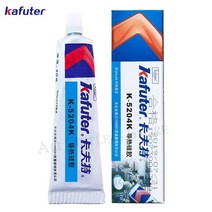 실리콘 서멀 고열 내열 구리스 오일 Kafuter 80g k-5204k led 라이트 열 전도성 cpu 열 전도성 접착제 그리스 붙여 넣기 접착제 고무, 없음