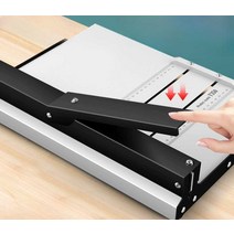 접는 팜플렛 종이 압흔기 주름잡는 기계 명함 표지 카드 만들기 사진 표, 08. 폭35cm기계+남색표지100장