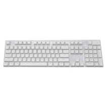 커스텀키캡 gmk 스타일 체리 키캡 기계식 키보드 104 Doubleshot ABS Spacebar Keycaps MX 키 캡 스위치 교체 용 빈 범용, [09] White
