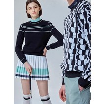 힐크릭 여성골프치마 컬러블럭 풀플리츠 큐롯 1HCCUS25552color
