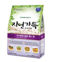 양과 발효콩함유 6세이상 견사료1.2kg x3 고급간식 기호성 영양 건강한 개