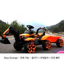 유아동 승용탑승차 전동포크레인 어린이장난감 대형 A, 고급+리모콘+스윙-듀얼+듀얼 7A 배터리, E