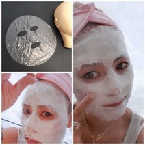 마스크팩 시트 보습 강화 일회용 비닐 커버 100매 비닐 강화 커버 일회용 100매 보습 마스크팩, 단품