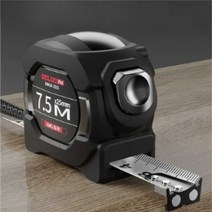 DELIXI 오토락 줄자 7.5M X 25MM 고정밀눈금 7.5M줄자 방수 자석 낙하 양면 스마트 고정밀 휴대용 DWGR-2633, 1개