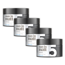 페이스트왁스 엘라스틴맨인매트 80g x 4 잔머리 헤어 남자 머리 남성 올리브영 매트 왁스, 엘라스틴 맨인매트 페이스트왁스 80g x 4개