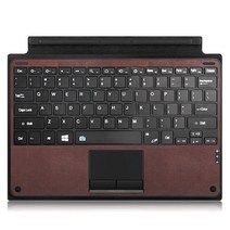무선블루투스키보드 SURFACEPRO3 PRO4PRO3456 뚜껑 가죽커버 보호케이스 2720397431, 갈색