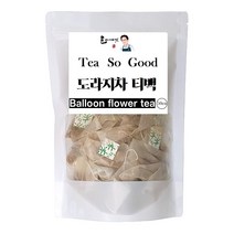 [윤아네마켓] PLA 생분해 삼각티백 50개입 도라지차 길경이차