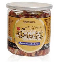영양가득 고급 연어져키 강아지간식 불독 진돗개 푸들, 1개