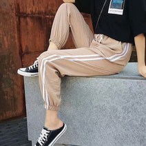 바스락조거팬츠 나일론 냉장고 키작녀 여자 쿨 팬츠