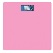 패션파트너 디지털 LCD 사각 체중계, 핑크, 핑크