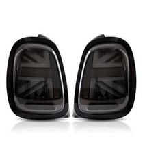 자동차 스타일링 LED 후면 램프 미등 BMW 미니 쿠퍼 F55 F56 F57 유니온 잭 스타일 애니메이션 테일, Black B
