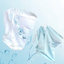 아쿠아원단 냉감 마스크 목토시 기능 Mask 자외선차단 스포츠용