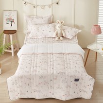 [르헤브] 페스티벌 스노우 리플 누빔이불 베개세트 (SS/싱글)