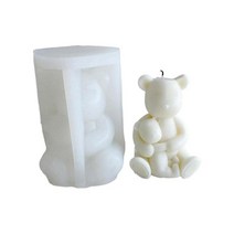 3D 곰 실리콘 몰드 DIY 공예 레진 비누용 초콜릿 베어 테디 키체인 젤리