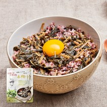 [딜맛] 고원농산 맨밥에 착한나물 유채나물 80gx1팩, 단품