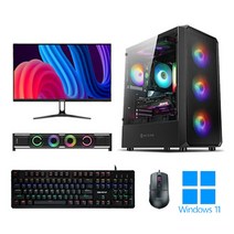 [컴퓨터윈도우10] 포유컴퓨터 게이밍 조립 컴퓨터 모니터 풀세트 PC 본체 최신 고사양 롤 배그 윈도우, GQ-PC01, [3]추가 X