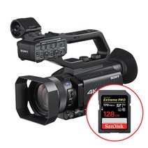소니 HXR-NX80 4K 방송용 캠코더+샌디스크 익스트림프로 V30 128기가 /빅보스