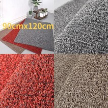 현관 베란다 발코니 투톤코일 논슬립 바닥매트 90X120 모래털이 아파트, 브라운+베이지