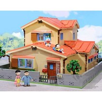 Keeppley 도라에몽 집 하우스 중국블록 호환 진구, 본품