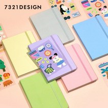 7321디자인 나의 색 나의 하루 vol.5 유선노트/무선노트/모눈노트/빠른배송, 모눈노트_멜로우그린