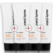 마리끌레르 데일리 선케어 선크림 SPF50+ PA+++ 썬크림, 4개, 60ml