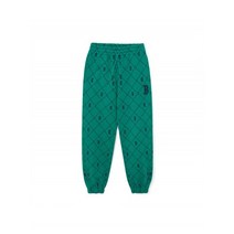 MLB KIDS 다이아 모노그램 자가드 팬츠 BOS (Green)