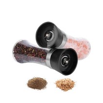 다용도 수동 소금 후추 그라인더 위생적인 유리병 200g 수동