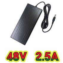 순흥전기 어댑터 48V 2.5A 접지형(INLET) SMPS DC 48V 2500mA 어댑터 아답터 직류전원장치, 48V 2.5A 어댑터+전원선 AC코드