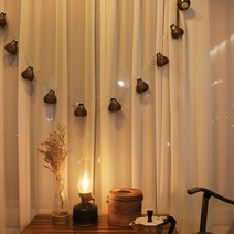 감성캠핑 라탄 줄 조명 무드등 가랜드 스트링라이트 전구 랜턴 _20220921EA, 상세페이지 참조