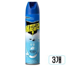 산들에바람 에프킬라 무향 에어로졸 600ml 살충제 모기퇴치제, 3개
