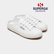 SUPERGA(수페르가) 2288 뮬 white 화이트 스니커즈 캔버스 단화 운동화 S00BC30901