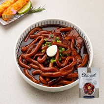 매운짜장맛 라비퀸 츄잇 떡볶이 밀키트 500g(2인분)누들, 단품