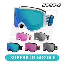 바보사랑 제로지 U1 2023신형 주니어 스키 스노우보드 고글.제프, 블랙／블루