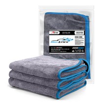 엑스핏 워시앤케어 다이나믹 블루 양면 드라잉 세차타월 타올, 1개