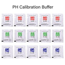 수질 테스터 지하수 어항 측정기 경보기 3615 pcs ph 4.00 6.86 9.18 용액 교정 버퍼 분말 정확도 ph 테스터 미터 디지털 측정용 0.01ph, 15봉지 세트