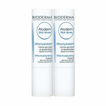 Bioderma 아토덤 립밤 2팩 입술 수분 공급 진정, 2개