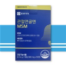 MSN 종근당 MSM 식이유황 관절 연골 무릎