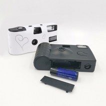 다회용필름카메라 36 사진 일회용 필름 카메라 플래시 전원 일회용 한 번 토이카메라