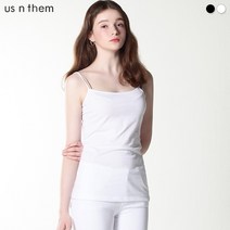 [어스앤뎀] [US N THEM] 이너 멜란지 슬림 탑 (택가격10000원)
