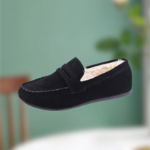 여성용 오즈 털 모카신 로퍼 GH235