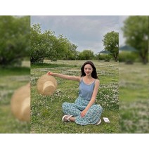 콜드루 아이스 쿨링 스판 브이넥 나시