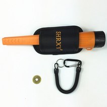 휴대용 금속탐지기 보물찾기 민감한 금속 탐지기 포인터 방수, ORANGE, ORANGE