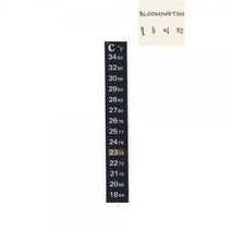 온도계 테이프 더올데이즈 수족관 스티커 온도 어항