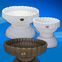 슬로시 대형화분 도로 주차금지 길거리 화분 800, 실버