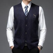 남자 조끼 가을/겨울 뉴 골드 벨벳 혼합 캐주얼 니트 오픈 백 두꺼운 포켓 백 셔츠 사랑