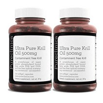 Ultra Pure Aker Krill Oil 500mg x 240 Capsules (2 Bottles) - sourced in The unpolluted Waters of Ant, 120정, 1, 기타